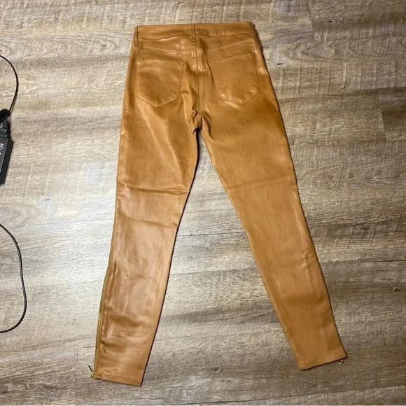 L’AGENCE Java coated Sabine Zip skinny Jean size 26 NWOT-FINAL PRICE - Picture 6 of 8